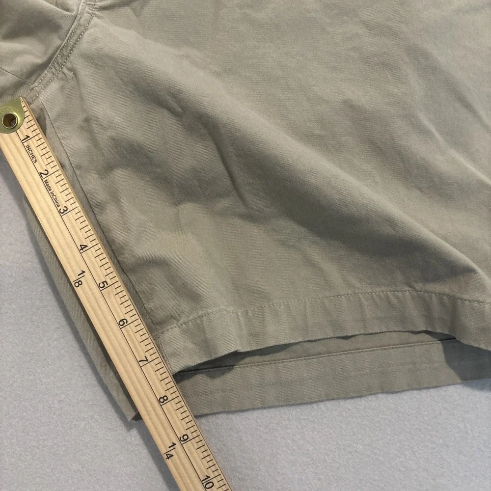 Polo Ralph Lauren 42L KHAKI STRETCH Classic Shorts Mens Flat Front EUC Fast Ship